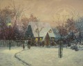 Winters Cottage Robert Girrard Thomas Kinkade